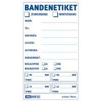 Voorgedrukte Bandenlabels, 500st