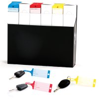 Plastic Sleutellabel Voor Autosleutel, Set Van 3 Kleuren, Doos 600st