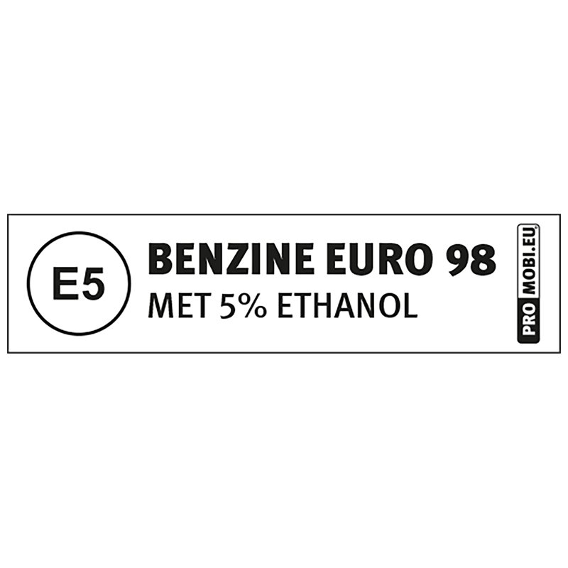 sticker-brandstof-benzine-e5-60x15mm-50st