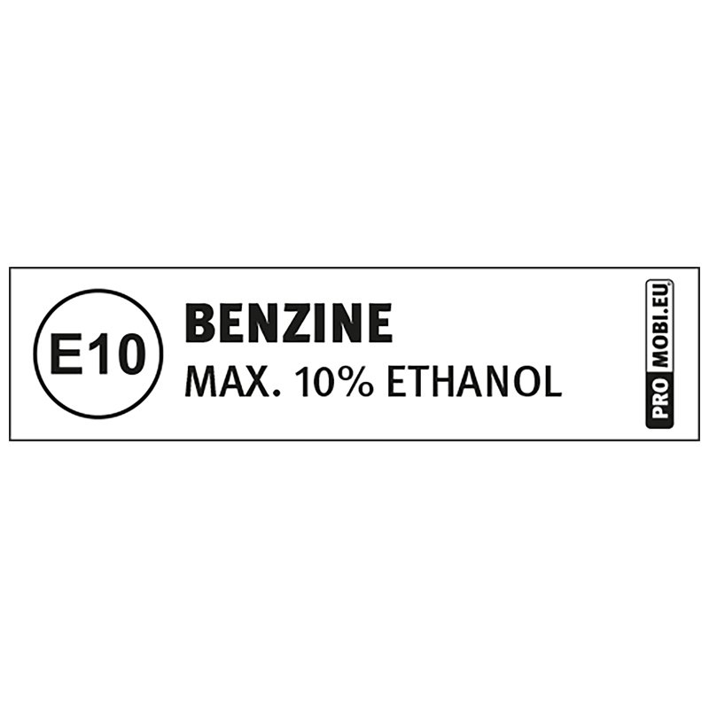 sticker-brandstof-benzine-e10-60x15mm-50st