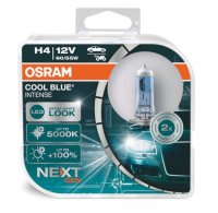 OSRAM Cool Blue Intense Next Gen H4, Extra White, 5000k (2 Stuks)| 64193cbn-hcb Set