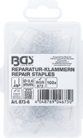 BGS TECHNIC Kunststof Reparatieklem - W-model - Ø 0,6 Mm (100st) | Bgs873-6