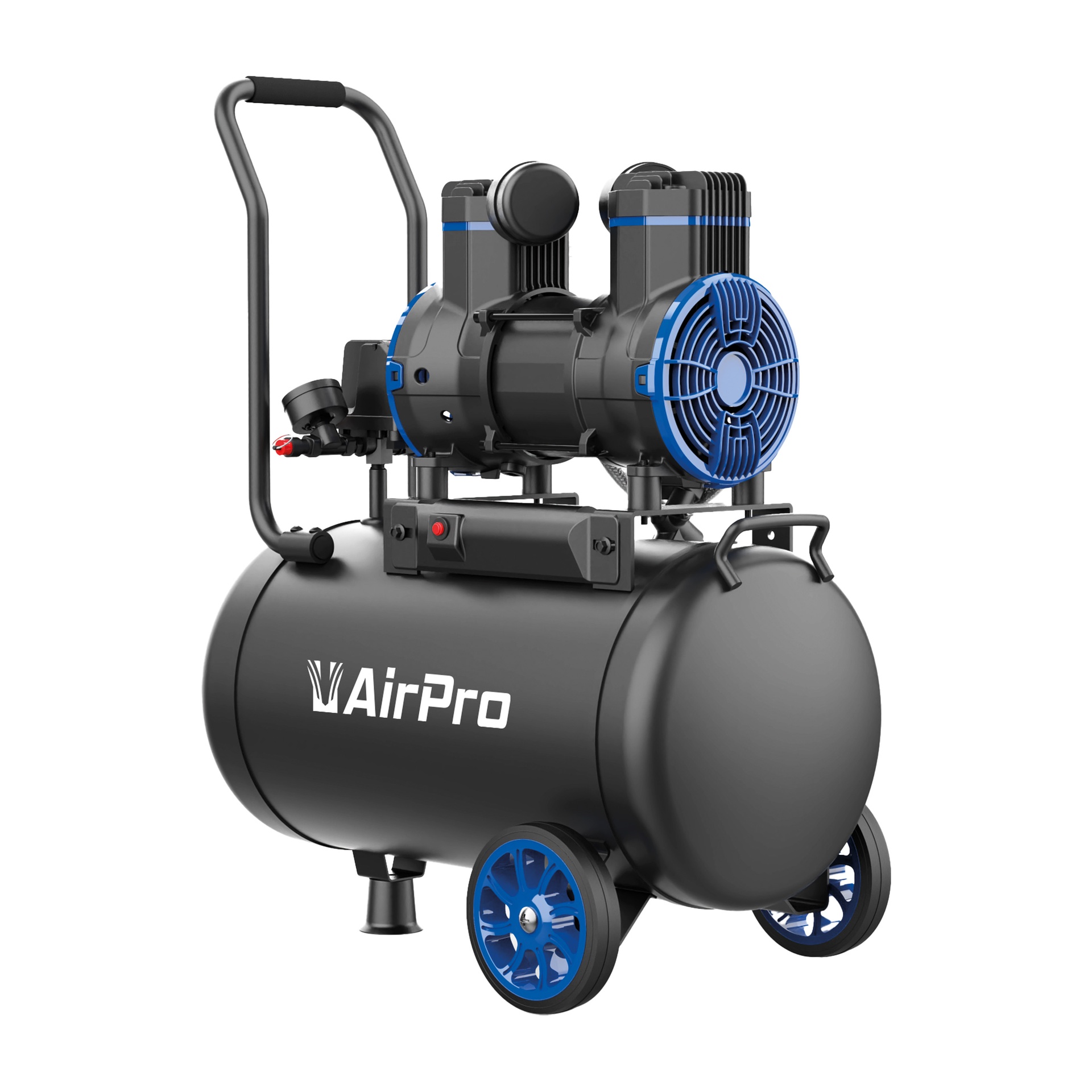 airpro-compressor-olievrij-low-noise-2pk-35-l