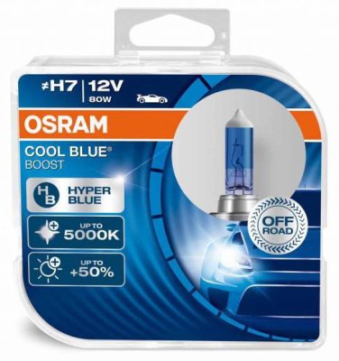 OSRAM H7 Bulb Set Cool Blue Boost 12v 80w + 50%