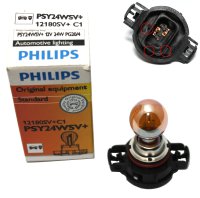 PHILIPS Psy24w Autolamp Silver Vision 12v  - Pg20/4