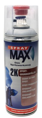 SPRAYMAX 2k Vulprimer Epoxy Grijs, Spuitbus 400ml