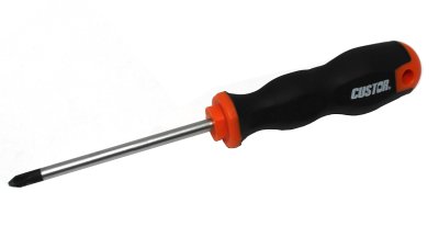 CUSTOR Screwdriver Phillips Ph2x100mm, Soft Grip