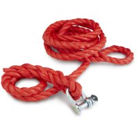 JUMBO Towing rope Red, 400cm, 4000kg With Warning Flag
