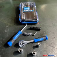DRAPER 1/4" (6,3mm) Doppenset, 35-delig