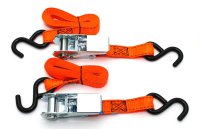 JUMBO Suspension Strap Orange With S-hook, 350cmx25mm, 500kg (2 Pieces)