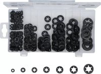 BGS TECHNIC 74414 Assortiment Borgringen/klemringen, M3-m12, 340-delig