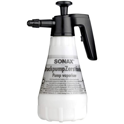 SONAX 496900 Drukpompverstuiver Met Verstelbare Sproeikop, 1l