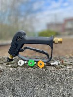 Short Trigger Gun (swivel) + Nozzle Set (nilfisk/stihl/bosch)