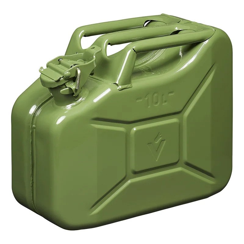 jerrycan-metaal-groen-10-l