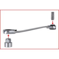 KS-TOOLS 918.3050 1/4"mm Inzet Dopsleutelset Tot 14mm Met Bits, 31-dlg