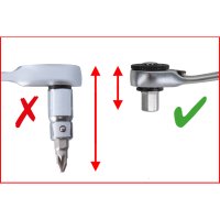 KS-TOOLS 918.3050 1/4"mm Inzet Dopsleutelset Tot 14mm Met Bits, 31-dlg