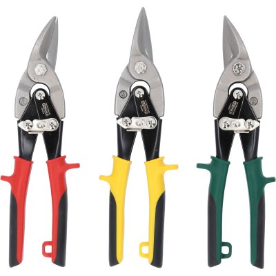 KS-TOOLS 118,0050 Blikscharenset,  0.7-1.2mm, 3-delig