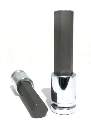 CUSTOR 1/2" (12,5mm) Inbus Bit Dop 12mm, 100mm Lang