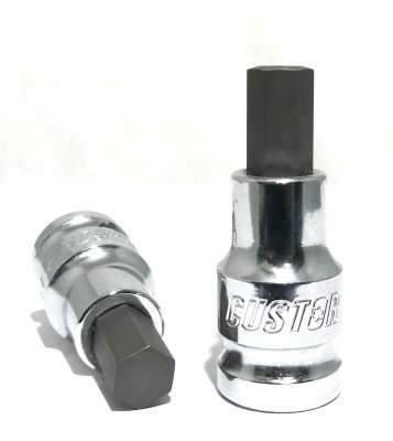 CUSTOR 1/2" (12,5mm) Inbus Bit Dop 19mm, 55mm