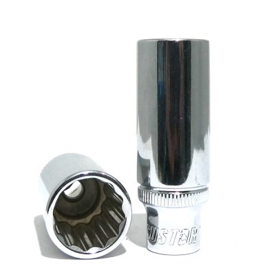 CUSTOR 1/4" (6,3mm) Twaalfkant Dop 9mm, 50mm Lang