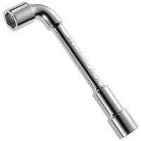 FACOM 15mm Open Pipe Wrench, Forged, Double 6-sided
