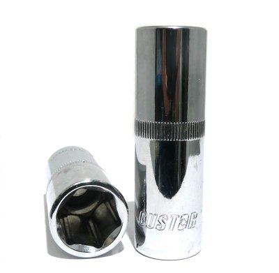 CUSTOR 3/8" (10mm) Zeskant Dop 8mm, 63mm Lang