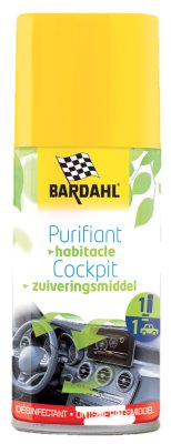 BARDAHL Rafraîchisseur D'intérieur De Véhicule, Anti-odeur 2, 125ml