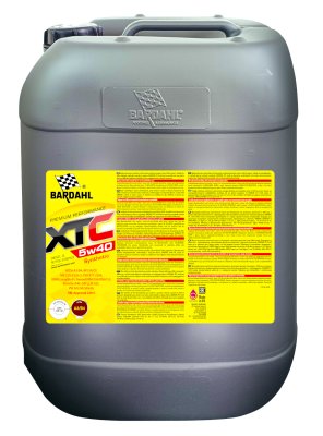 BARDAHL 5w40 Xtc Motorolie, 20l