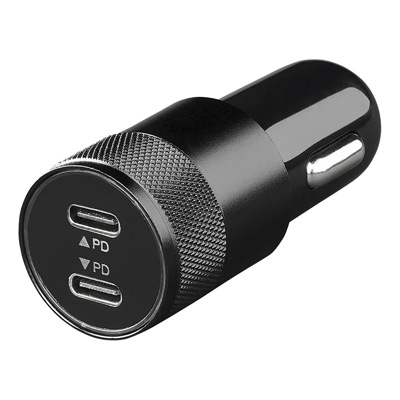 ACC PAT450575V02 - PROPLUS AUTOLADER USB-C SNELLADER, 2X USB-TYPE C, 12-24V, 3100MA