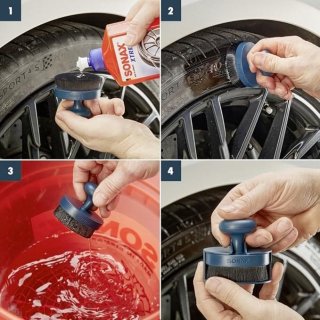 SONAX Tyre Brush met zachte haren voor nauwkeurige bandenverzorging
