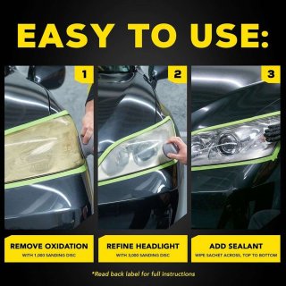 Meguiar's Ultimate Headlight Restoration Kit voor kristalheldere koplampen