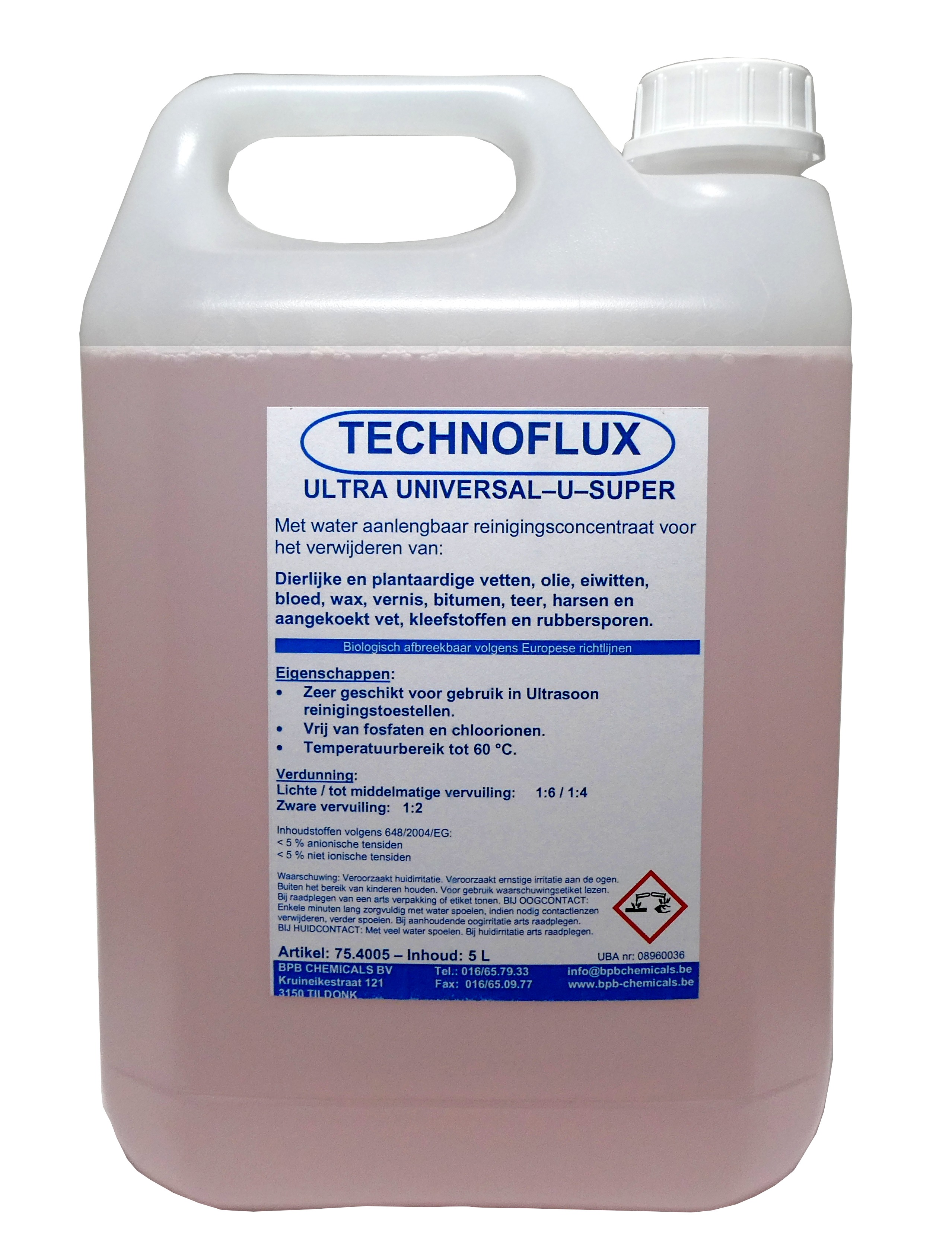 META 75-405 - METAFLUX TECHNOFLUX ULTRASOON VLOEISTOF