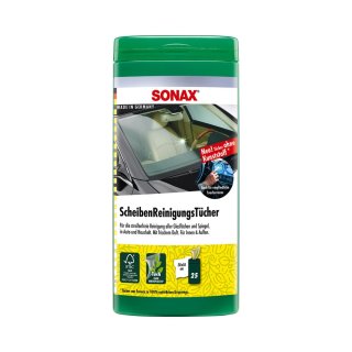 Sonax Glass Cleaning Wipes In Plastic Container (25pcs)
