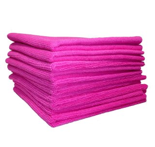 Zvizzer Microfiber Towel Pack, rood, 40x40 cm, 10 stuks