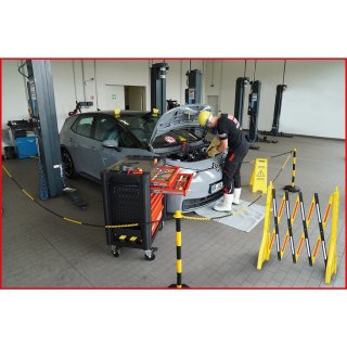 Ks-tools 117.6155 Performanceplus Servante D’atelier E10 Avec Outils Isolés Pour Véhicules Hybrides Et Électriques, 164 Pièces