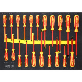 Ks-tools 117.6155 Performanceplus Servante D’atelier E10 Avec Outils Isolés Pour Véhicules Hybrides Et Électriques, 164 Pièces