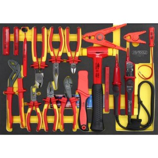 Ks-tools 117.6155 Performanceplus Servante D’atelier E10 Avec Outils Isolés Pour Véhicules Hybrides Et Électriques, 164 Pièces