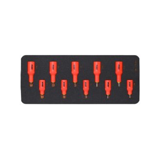 Custor Ctbe9906e Servante D’outils Vde Compacte, 10 Modules En Mousse