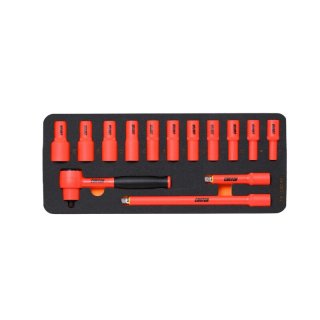 Custor Ctbe9906e Servante D’outils Vde Compacte, 10 Modules En Mousse