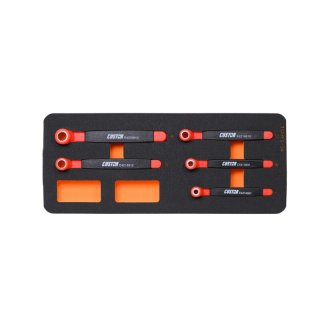 Custor Ctbe9906e Servante D’outils Vde Compacte, 10 Modules En Mousse