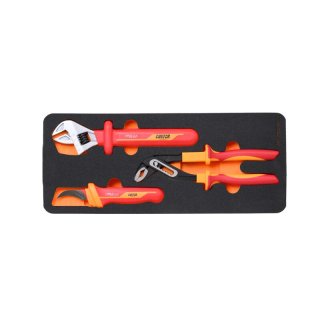 Custor Ctbe9906e Servante D’outils Vde Compacte, 10 Modules En Mousse