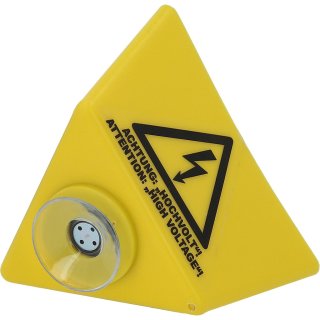 KS-TOOLS dakbord met bliksemsymbool en zuignap voor elektrische voertuigen