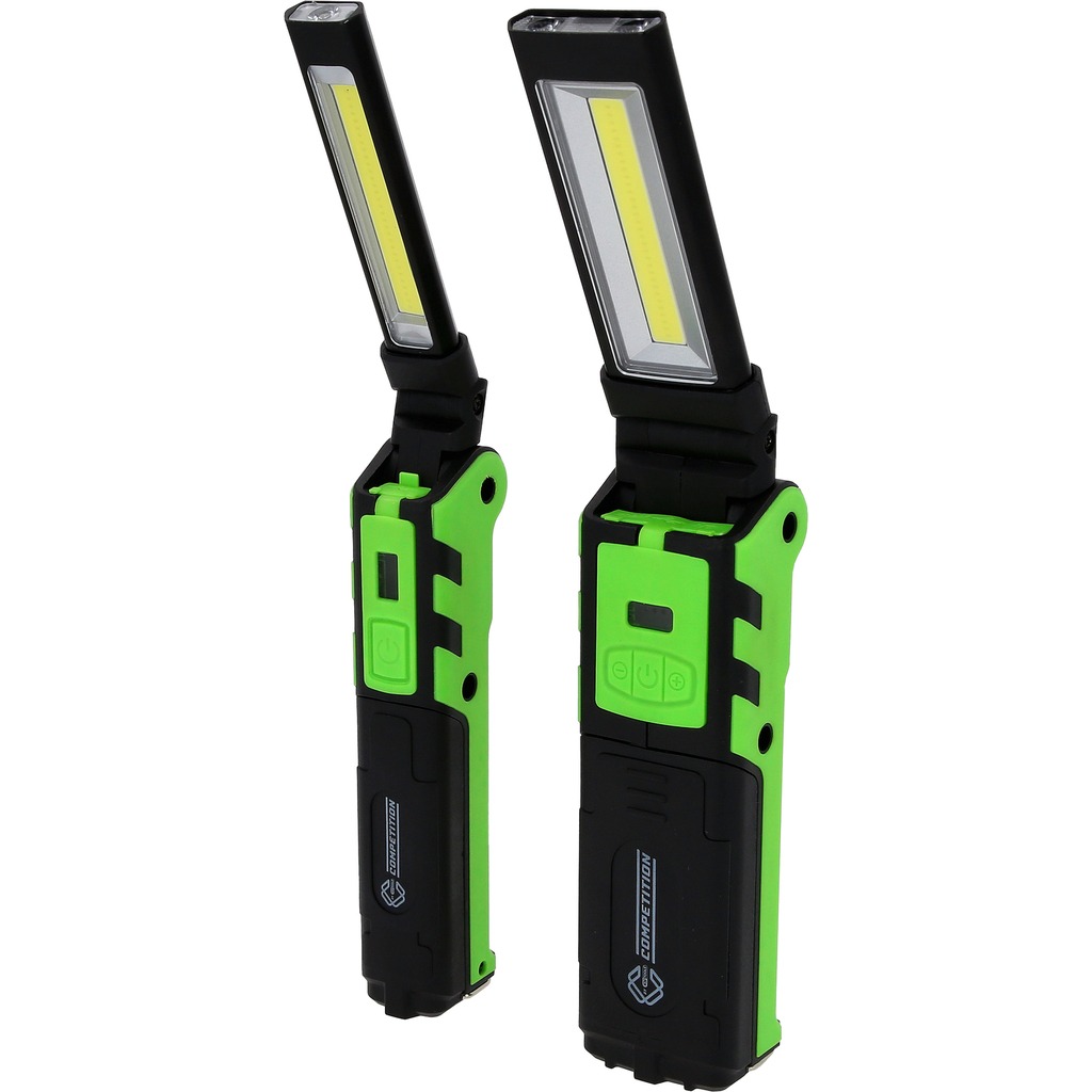 KS 512.4505 - KS-TOOLS COMPETITION LED-werklampen, dimbaar, 2 dlg