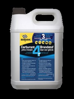 Bardahl 4T benzine brandstof 5 liter voor 4-taktmotoren