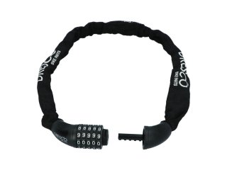 Antivol à chaîne Dresco avec code chiffré 6mm, 90cm