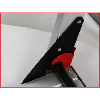 Ks-tools aluminium safety platform/ work platform with 2 steps, 1650x380x730mm