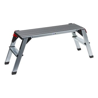 MAMMUTH aluminium werkplatform 1290x375x480mm met antislip en draagstangen