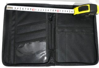 CARACC document holder for car papers with zipper and accessories