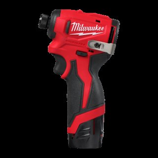 Milwaukee M12 BLIDRC-202C compacte slagschroevendraaier 1/4" Hex met 124 Nm koppel