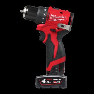 Milwaukee M12 BLDDRC-402C compacte boorschroefmachine met 40 Nm koppel